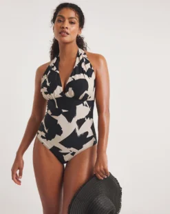 Roma Ruched Detail Swimsuit| Abstract