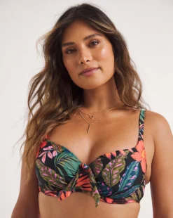 Hawaii Bikini Top| Tropical Print