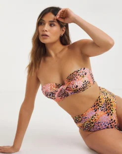 MAGISCULPT Fold Over Bikini Brief| Animal Print