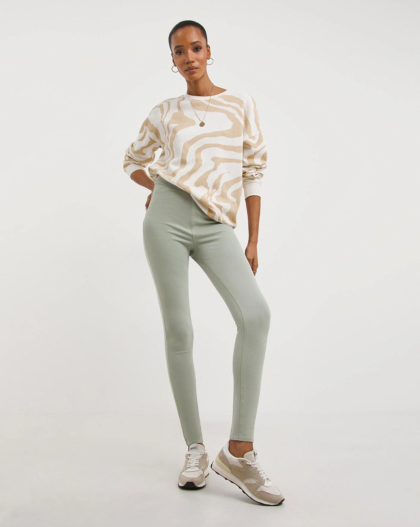 Sage Jersey Denim Leggings| Sage 1 Sage Jersey Denim Leggings| Sage