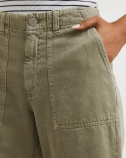 Khaki Straight Leg Cargo Jeans| Khaki -Cheap Wovinity Store y01tt711707w