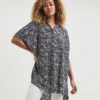 Disney Mono Print Oversized Blouse| Mono Print