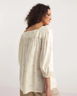 Pink Floral Square Neck Tie Front Top| Pink Floral 6 Pink Floral Square Neck Tie Front Top| Pink Floral -Cheap Wovinity Store y01tu902738w