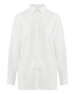 White Broderie Shirt| White -Cheap Wovinity Store y01tu971716s