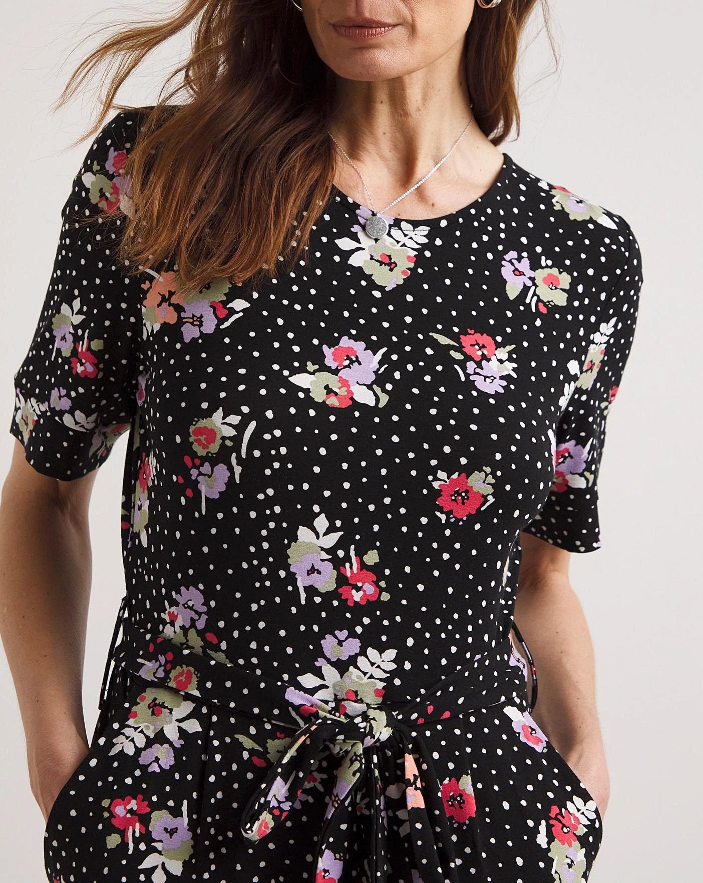 Joe Browns Joe's Must Have Printed Jumpsuit| Black 4 Joe Browns Joe's Must Have Printed Jumpsuit| Black - Image 4