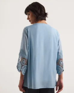 Joe Browns Lovely Lace Tunic| Blue -Cheap Wovinity Store y01ua119743w