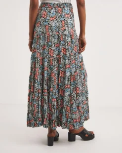 Joe Browns Floral Sequin Boho Maxi Skirt| Black Multi -Cheap Wovinity Store y01ua594728w