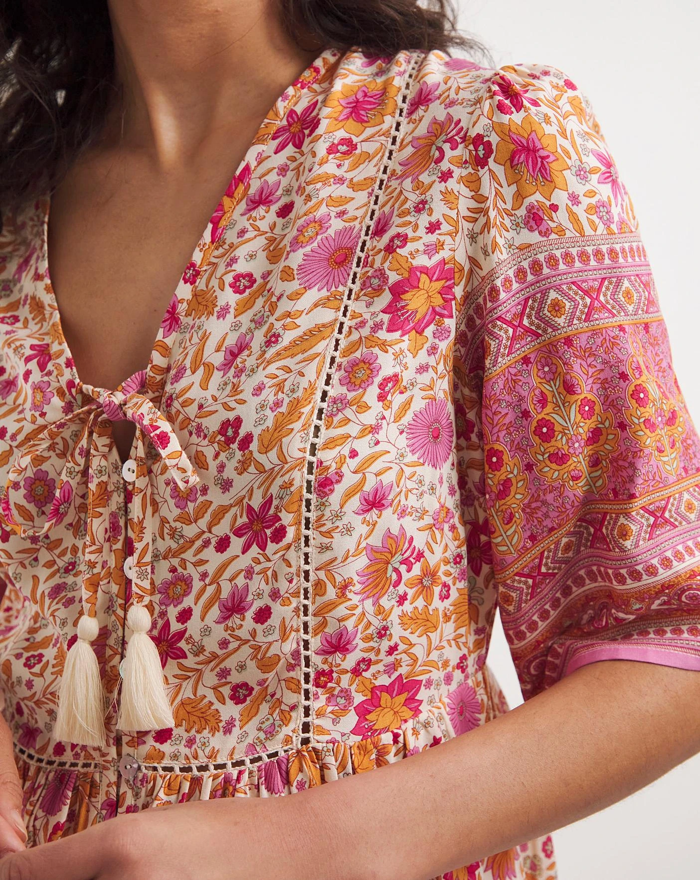 Joe Browns Boho Print Tunic| Pink Multi-coloured 5 Joe Browns Boho Print Tunic| Pink Multi-coloured - Image 5