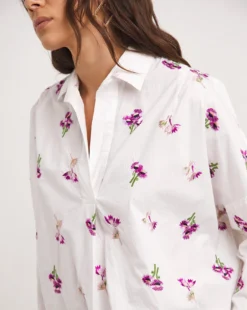 French Connection Chrla Rhodes Embroidered Top| White 5 French Connection Chrla Rhodes Embroidered Top| White -Cheap Wovinity Store y01ux479731w