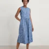 Seasalt Creek Cottage Dress| Blue/White