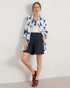 Seasalt Wren Flutter Shirt| Blue White