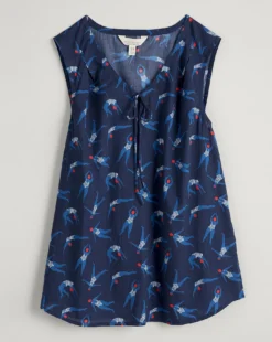 Seasalt Cobbs Well Top| Navy Multi -Cheap Wovinity Store y01ux806500s