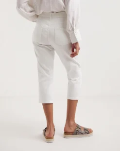 White 24/7 Crop Jeans| White -Cheap Wovinity Store y01uy937733w