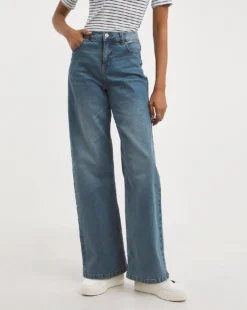 24/7 Light Mid Wash Wide Leg Jeans| Light Medium -Cheap Wovinity Store y01uy959953w