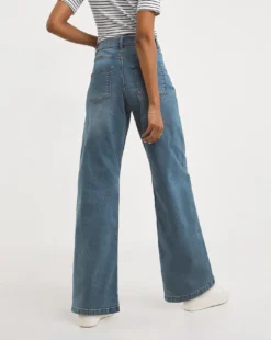 24/7 Light Mid Wash Wide Leg Jeans| Light Medium -Cheap Wovinity Store y01uy959955w