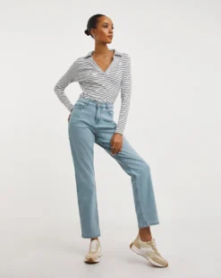 24/7 Light Wash Straight Leg Jeans| Light Wash