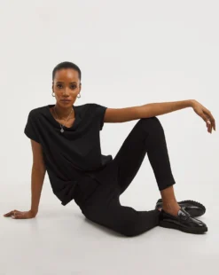 24/7 Black Skinny Jeans| Black