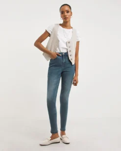 24/7 Light Mid Wash Skinny Jeans| Light Medium