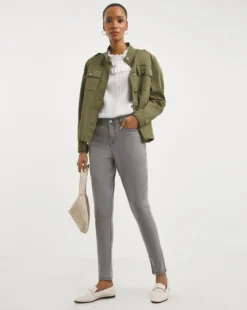 24/7 Grey Skinny Jeans| Grey