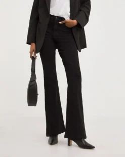 24/7 Black Bootcut Jeans| Black -Cheap Wovinity Store y01uy970954w