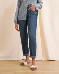 Anise Heather Vintage Blue Girlfriend Jean| Vintage Blue -Cheap Wovinity Store y01vk045500w