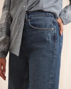 Anise Heather Vintage Blue Girlfriend Jean| Vintage Blue -Cheap Wovinity Store y01vk045501w