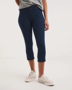 Amber Indigo Pull On Crop Jeggings| Indigo 7 Amber Indigo Pull On Crop Jeggings| Indigo -Cheap Wovinity Store y01yy458738w