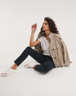 Lexi Dark Indigo High Waist Super Soft Slim Leg Jeans| Dark Indigo