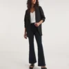 Kim Dark Indigo High Waist Super Soft Bootcut Jeans| Dark Indigo