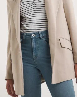 Kim Mid Blue High Waist Super Soft Bootcut Jeans| Mid Blue -Cheap Wovinity Store y01yy931737w