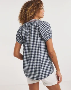 Joe Browns Gorgeous Embroidered Gingham Blouse| Navy Multi 6 Joe Browns Gorgeous Embroidered Gingham Blouse| Navy Multi -Cheap Wovinity Store y01zy339738w