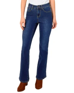 Joe Browns Western Bootcut Denim Jeans| Denim Blue