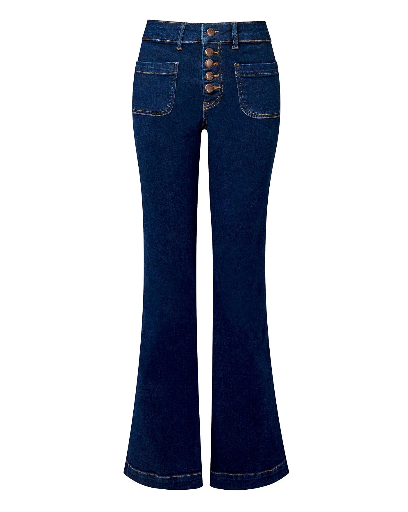 Joe Browns Vintage Valerie Flared Jeans| Blue 2 Joe Browns Vintage Valerie Flared Jeans| Blue - Image 2