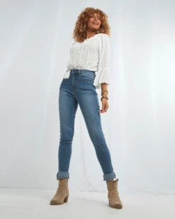 Joe Browns Must Have Skinny Fit Jeans Pale Blue| Blue