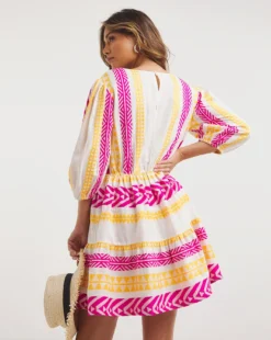 JD Williams Tropadelic Jaquard Mini Beach Dress| White 6 JD Williams Tropadelic Jaquard Mini Beach Dress| White -Cheap Wovinity Store z01pq800761w