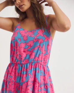 Simply Be Value 2 Pack Beach Dresses| Floral Print/ Blue -Cheap Wovinity Store z01qt965726w