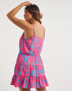 Simply Be Value 2 Pack Beach Dresses| Floral Print/ Blue -Cheap Wovinity Store z01qt965727w