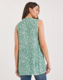 Julipa Sleeveless Blouse| Green -Cheap Wovinity Store z07eg430748w